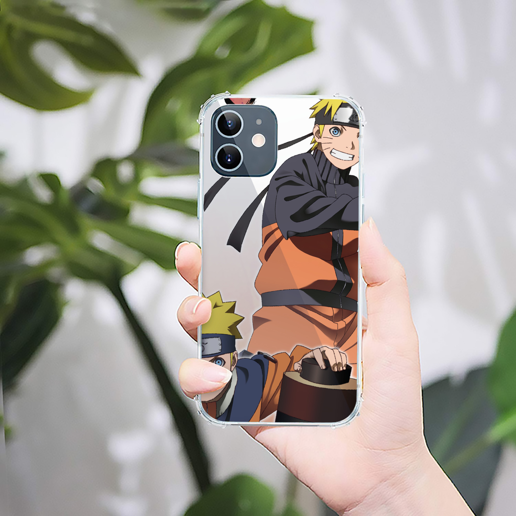 （画像用） NARUTO -ナルト- NARUTO -ナルト- 疾風伝 【iPhone 12シリーズ対応】透明スマホケース（クリアソフトケース）
